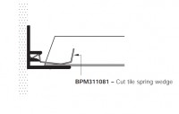 BPM311081 Сut tile spring wedge (пружина по периметру)
