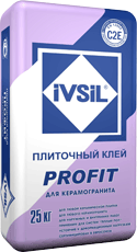 Клей плиточный IVSIL PROFIT / ИВСИЛ ПРОФИТ (25 кг)