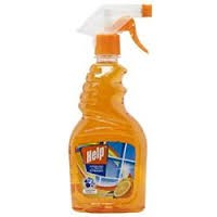 Средство для мытья стекол HELP Апельсин, 500 мл, с триггером (спрей), 12 шт/уп (Универсальное средст