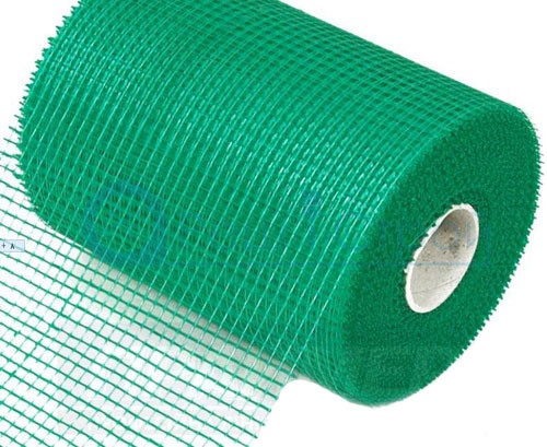 Сетка строительная ФАСАДНАЯ штукатурная зеленая, (5х5 - 160г/м2 +-15% - 1,0х50м +-10%)
